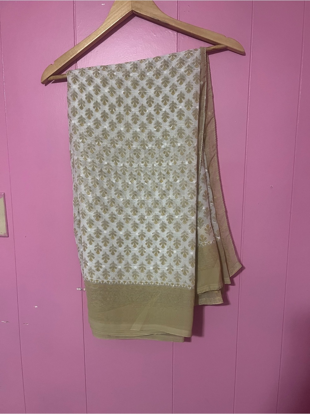 Elegant Tan Saree
